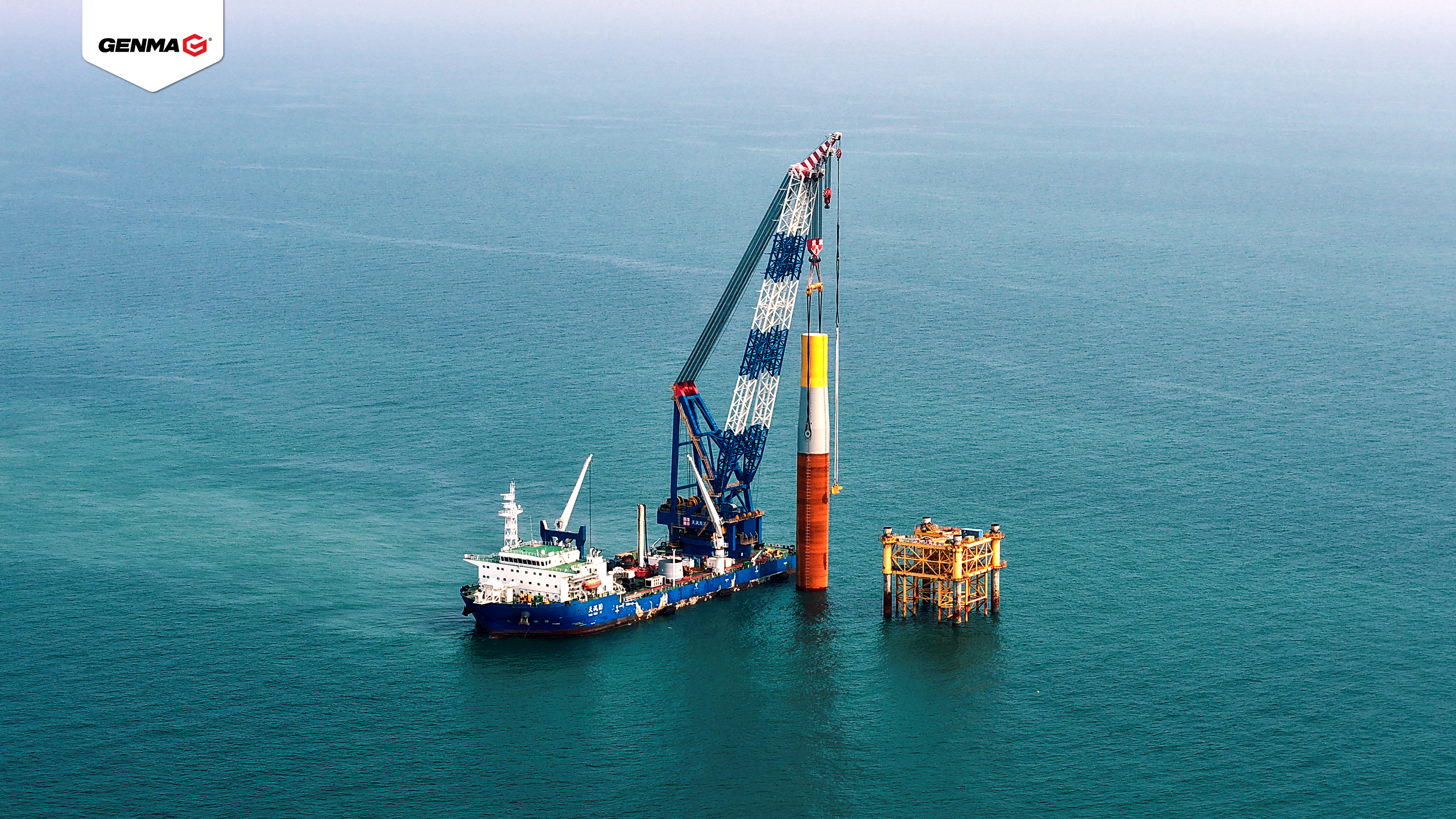 GENMA 3000噸浮吊助力海南CZ2海上風電項目建設(圖1)